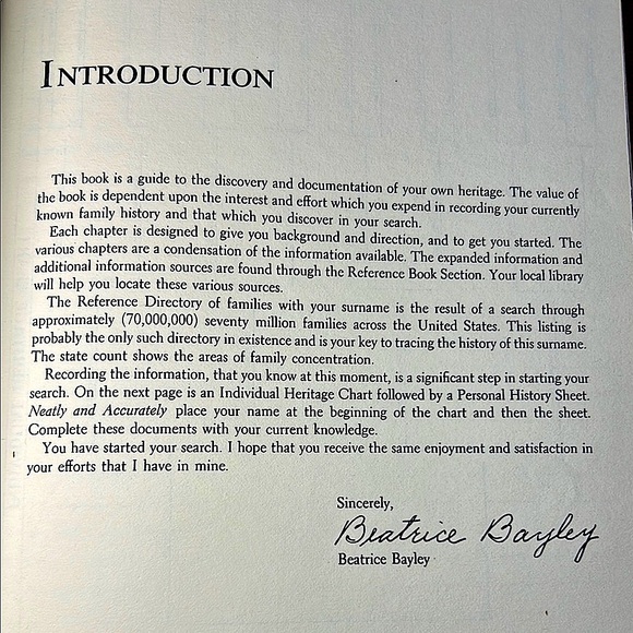 Vintage Genealogy Book | The Family Heritage Book (1979) | Hardcover - Picture 3 of 10